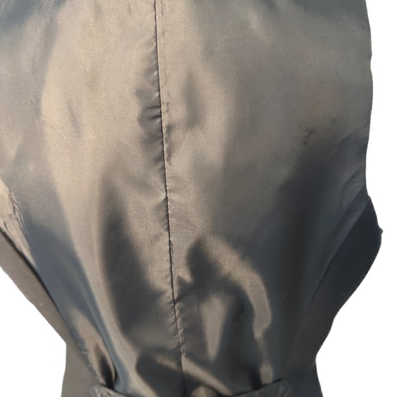 Double Breasted Black Vest with adjustable strap - Picture 4 of 5